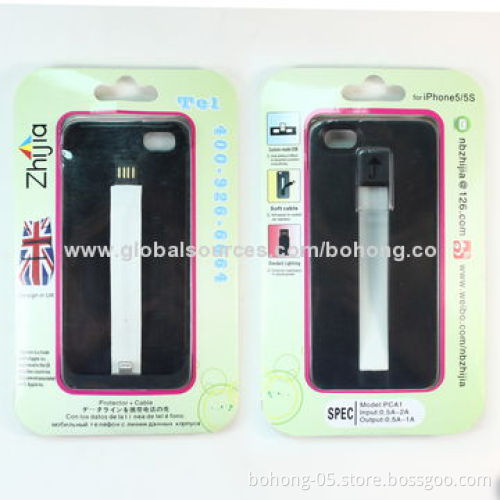 Charging and protect multi-function PC case for iPhone 5s